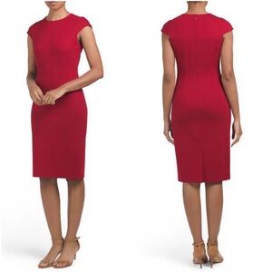 Diane von Furstenberg Hadlie Dress in Red Desire